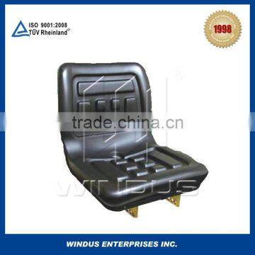 Compact-Tractor Seat with Flip-Type Brackets