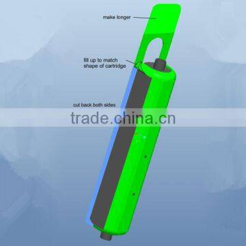 Customized Injection Plastic Mounting Bracket With 3D Engineering Drawing photo-3