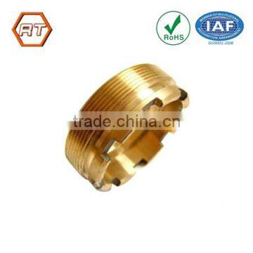 custom cnc machining turning brass part