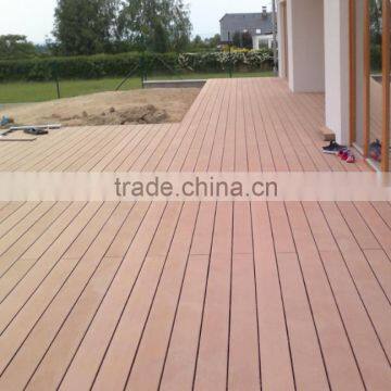 Wood Plastic Composite Recycled WPC Decking Board photo-5