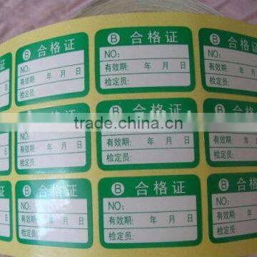 High Quality eco-friendly custom 3m label sticker printing