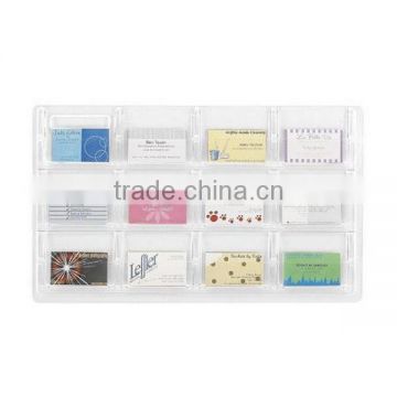 Good-looking wall mounted acrylic business card display