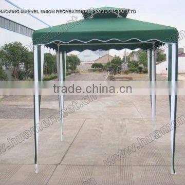 Polyester Gazebo Canopy with Double Tier Roof 2X2M