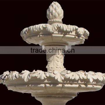 Marble Carved Home Garden Water Fountain for Sale photo-2