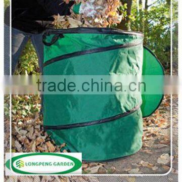 Oxford Pop Up Bag,Garden Bag 250L,Waste Bin,Lid with Zip