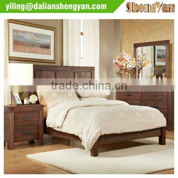 Cheap Flat Pack Antique Wooden China Classic Bedroom Furniture