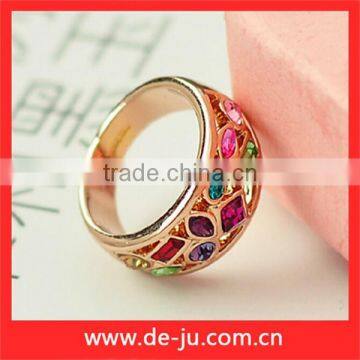 Made In China New Design Charm Colorful Crystal Ring photo-2