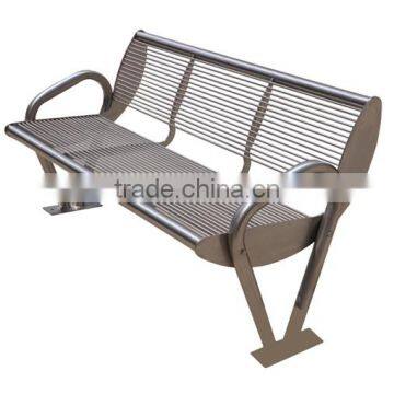 Outdoor Stainless Steel City Street Waiting Bench photo-4