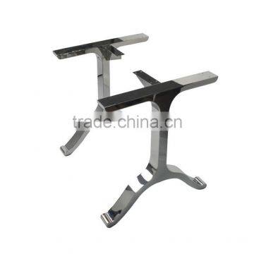 Online Shopping Hot Sales Modern Stainless Steel Table Legs With Wooden Table photo-4