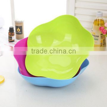 wholesale colorful plastic fruit tray fruit bowl snack tray nut bowl candy tray