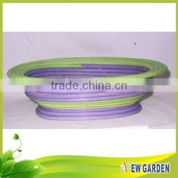 Creditable Partner High Quality Latest Design Flower Basket Made of Rattan photo-3