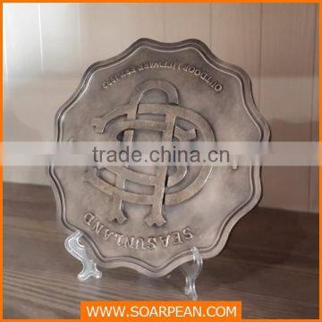 Custom Decorative Metal Bronze Plate photo-2