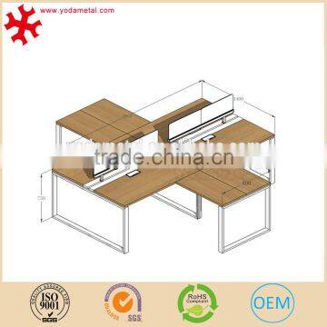 Modern Models of Office Desk for 4 Persons photo-3