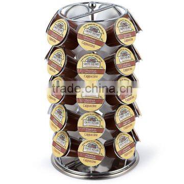 2017 Hot Selling Cup Holder,Coffee Storage Spinning Carousel Organizer