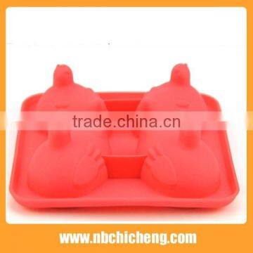 High Quality Cheaper Price Colorful Design Silicone Ice Cube Mould,The Hens Lay Eggs , Ice Cube Tray. photo-3