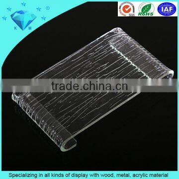 Hot Sale Table Top Clear Acrylic Bread Display Tray With Handles,acrylic Tray photo-3