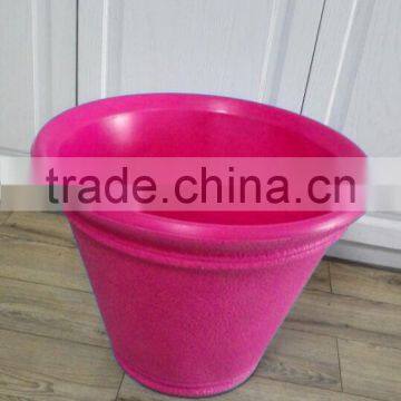 Big Size Colorful Flower Pot PE Material Gardon Pots photo-2