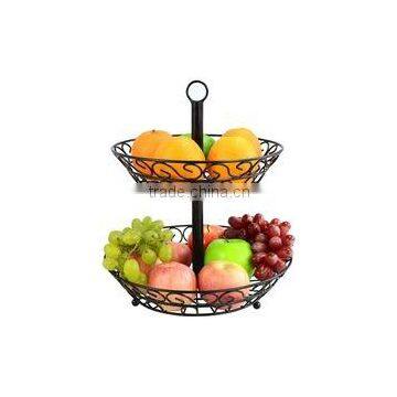 Wedding Fruit Decoration Metal Wire 3 Tier Display Basket photo-3