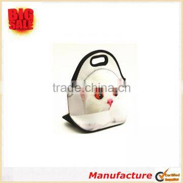 Neoprene Fashion Cotton Handle Lunch Bag photo-2