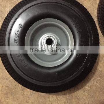 wheelbarrow pu foam wheel with rim 3.00-4