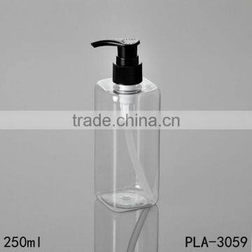 120ml 250ml High Quality Best Sellers Square Clear Pet Plastic Shampoo Bottle Heart Shape Pump Cosmetic Lotion Plastic Bottle photo-5