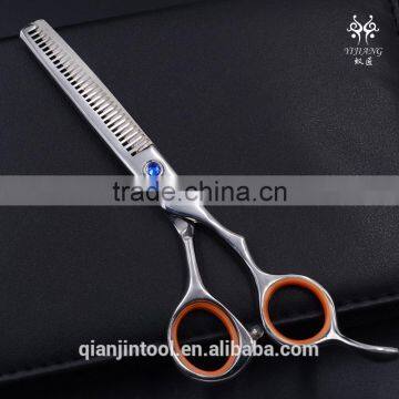 beauty color hair scissors with finger insert hair thinning scissros