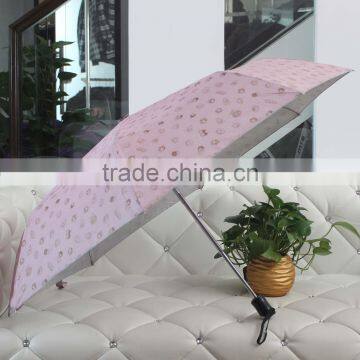 3 Fold auto open and close windproof umbrella