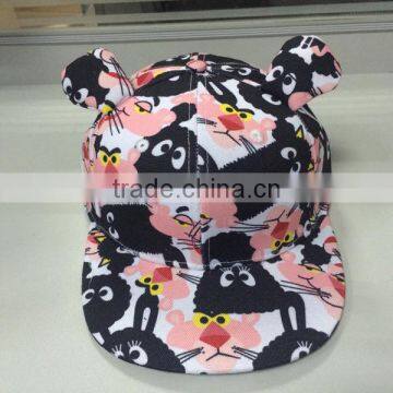 children's snapback cap/kis cap /cartoon cap