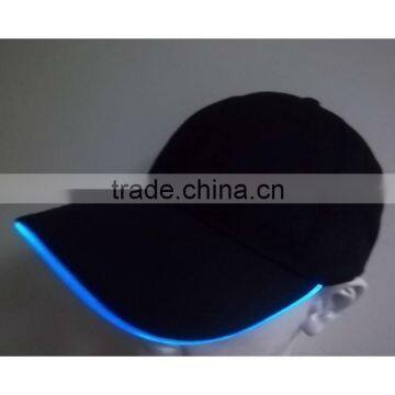 Cap With Built In Led Light Flashing Caps Fiber Optic Hats Led photo-4