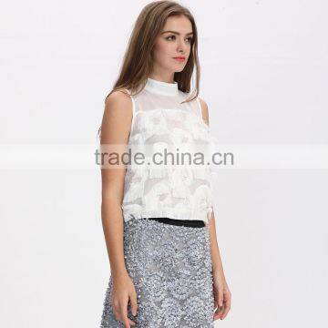 Latest Fashion Women White Fancy Blouses Patterns photo-3