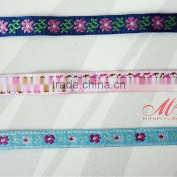 China Factory Directly Jacquard Ribbon Polyester Woven Ribbon