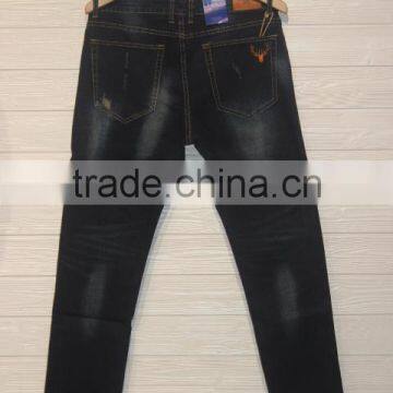 GZY New PatternGZY Latest Design Men's Jeans Pants Models for Men Printed Men Jeans Stock photo-2