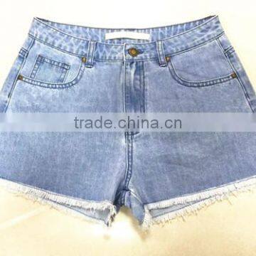 customer brand girls denim jeans minishorts cheap price