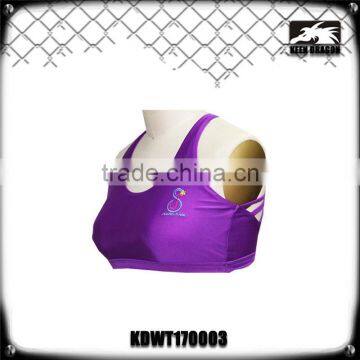 Women Stretchable Safety Embroidery Surfing Sports Bra/Seamless Vest photo-5