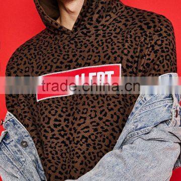 Long Men Sweatshirt With Hood And Printed Slogan Mens Pullover Clothing Custom Manufacturer 95% Cotton 5% Elastane Winter Warmth photo-2