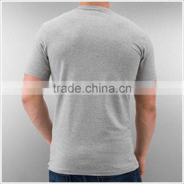 Factory Custom Close-fitting Tee Muscle Flexible Cotton Man T-Shirt photo-2