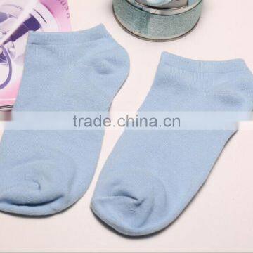 Zm40575b Factory Price Solid Color Women Socks Ladies Cotton Low-cut Liners Socks photo-5