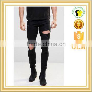 custom leather labels for scratch jeans new fashion jeans pants