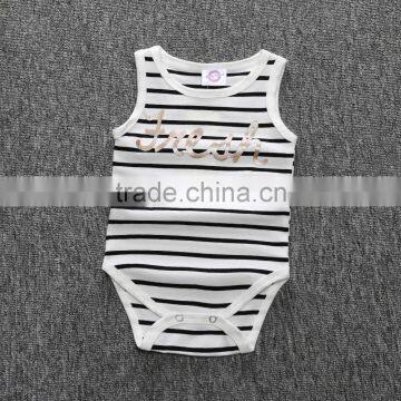 High Quality Baby Kids Online Clothing Store Plain Check White Rompers photo-2