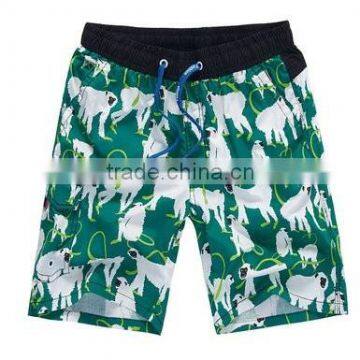 Cotton Polyester Men Printed Beach Shorts photo-4