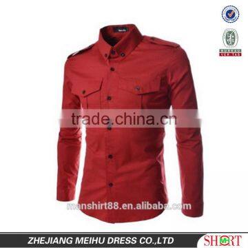 Button Down Uniform Multiple Color Men Shirts photo-2