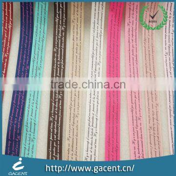New Style Printing Custom Logo Polyester Satin Ribbon for Clothes Label photo-5