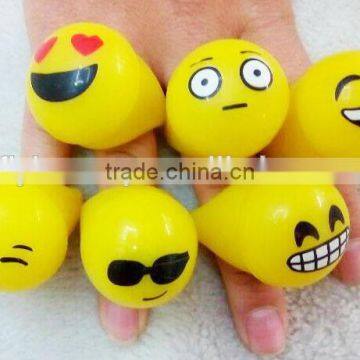 LED flashing ring TPR soft rings emoji rings