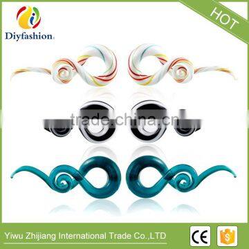 Colorful Glass Snail Ear Plug Fashion Body Piercing Jewelry photo-6