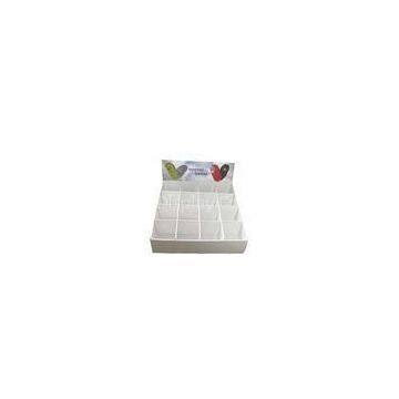 White custom pop Corrugated Cardboard Countertop Displays boxes for sockets or underwear