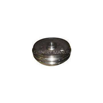 Cast Iron CNC Lathe Grinding Metal Parts , Casting & Machining Guide Wheel / Excavator Spare Parts