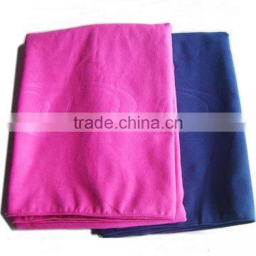 Solid color 80% polyester 20% polyamide sports microfiber towel for sale