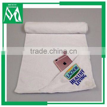 Microfiber gym towel custom logo with mesh bag