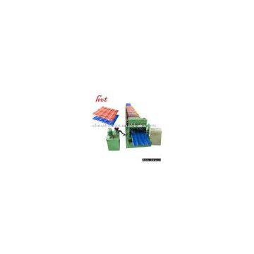 roof tile forming machine