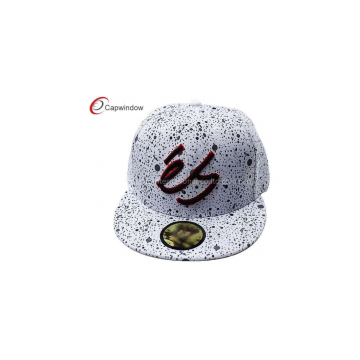 Customized Snapback Cotton Baseball Caps 3D Embroidery with Spot Printings